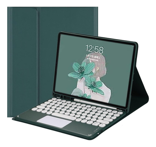 Funda Con Teclado Henghui / Para iPad Mini 6 / Dark Green