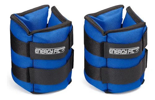 Pesas Tobilleras Par 4kg Deportivas Piernas Tobillos Fitness Energy Fit