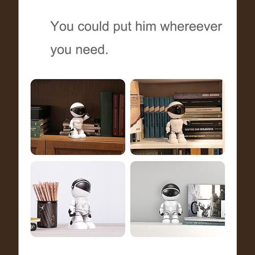 Cámara Wifi Ip Full Hd 1080p Fralugio Figura Robot Para Niño