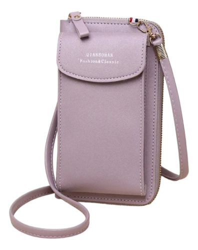 Bolso Celular, Billetera,  Elegante En Cuero Pu