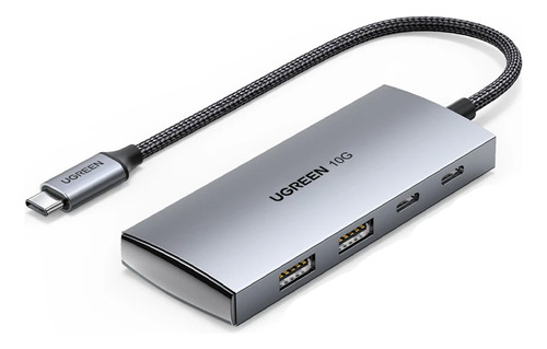 Hub Ugreen USB-C P/ 2* USB 3.2 + 2* Tipo-C 3.2 de 10 Gbps 4 en 1