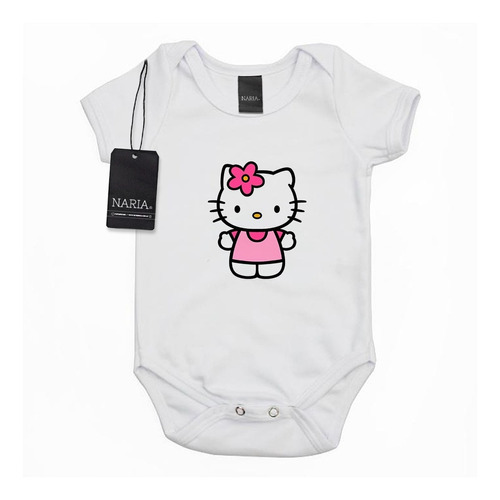 Body Bebe Manga Corta Hello Kitty Diseño Art Logo - Pshk2