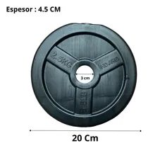 Comprar Disco 2,5 Kg Pesa Encastrable Local Fit Body Recubierto Pvc