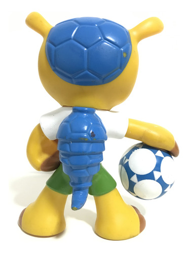 Mascote Fuleco De Vinil Copa Do Mundo 2014 12cm (Usado)