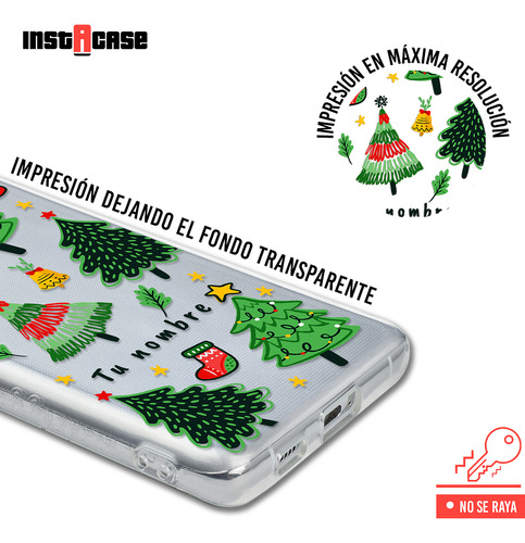 Funda Para Oneplus Navideño Árbol De Navidad Con Tu Nombre