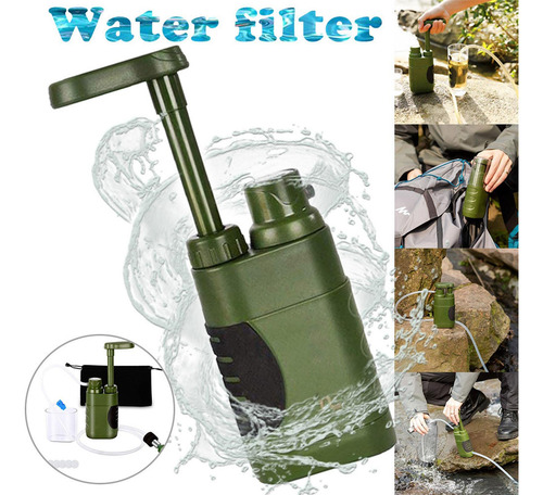 Filtro De Agua De Supervivencia Portátil Purificador