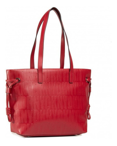 Bolsa Tote Dkny Donna Karan 100% Original Color Bright red