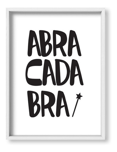 Cuadros Modernos 30x40 Box Blanco Abracadabra