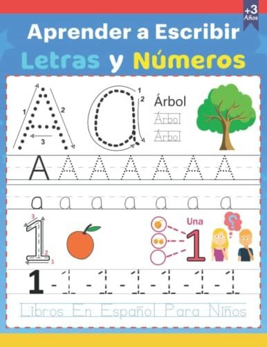 Libro : Aprender A Escribir Letras Y Numeros Libros En...