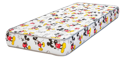 Colchón De Espuma 1 Plaza Suavegom Disney Mickey Matelasse