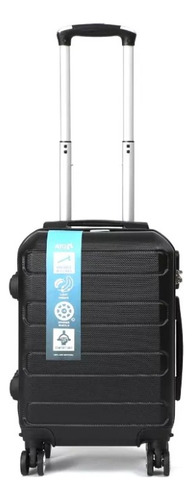 Valija Chica 8kg Tamaño Mochila Bolso De Mano Bajo Asiento Negro Lisa