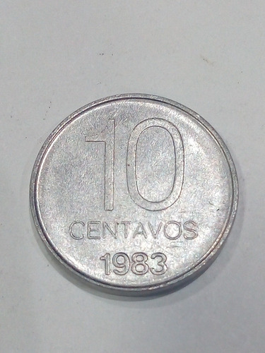 Moneda 10 Centavos Argentina Año 1983