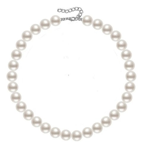Collar Plata 925 Perlas 8mm Elegante