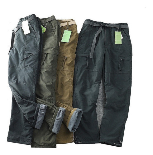 Pantalones Térmicos Impermeables Para Exterior Para Hombre Q