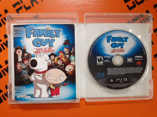 Family Guy Ps3 (detalle Caratula) Físico Dom Play (Usado)
