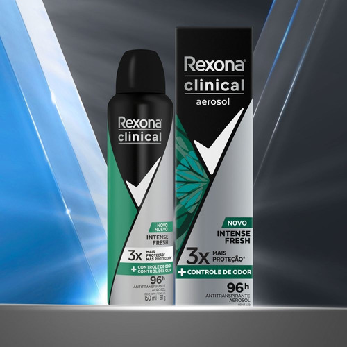 Kit 2 Desodorantes Rexona Clinical Intense 150ml - Unilever