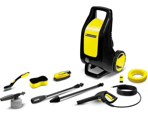 Kit de lavado a presión para lavado automático de pisos y casas, 110 V, color amarillo