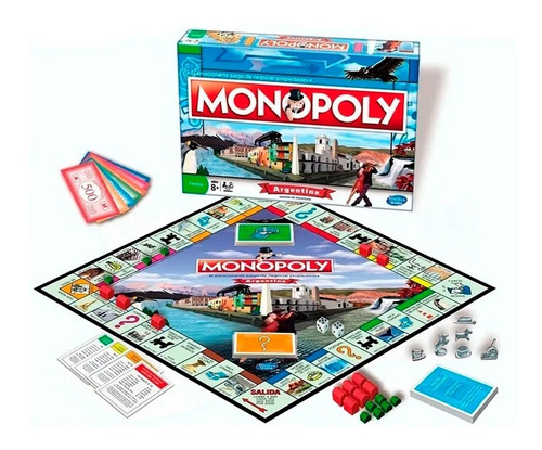 Juego De Mesa Monopoly Argentina Hasbro Original