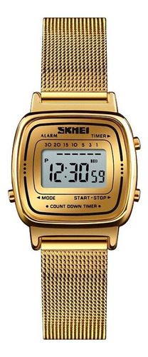 Relógio Feminino Skmei Digital 1252 A10825 Dourado