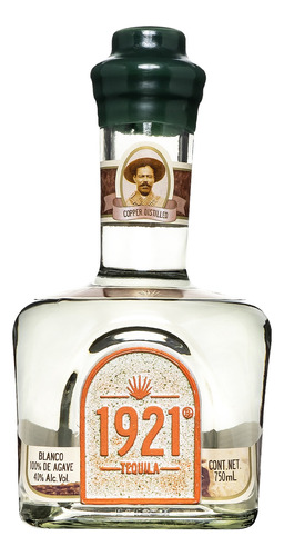 Tequila 1921 Blanco 40% Alc. Vol. 750ml.