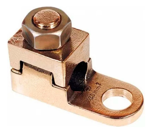 Terminal Sapata Aperto Pressão Para Cabos 10mm Fundido