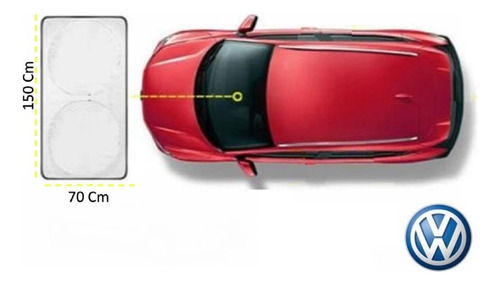 Protector Cubresol Con Ventosas Vw Jetta Clasico 2013