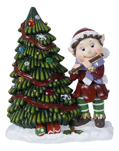Decoración De Árbol De Navidad De Navidad De Mesa, Resina