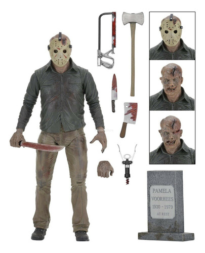 Figura De Acción Neca Friday The 13th: Ultimate Parte 4, J.