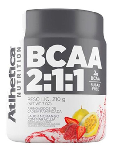 Bcaa 2:1:1 - 210g Morango C/ Maracujá- Atlhetica Nutrition