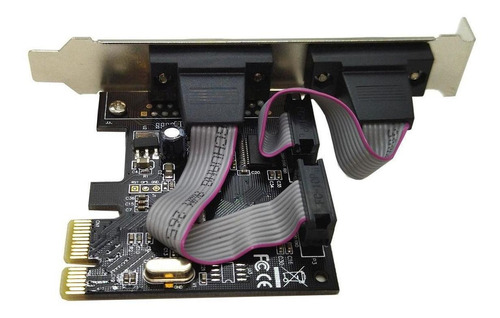 Imagem 4 de 5 de Placa Slot Pci Express Serial 2 Portas De Pci Lotus Lt-p610