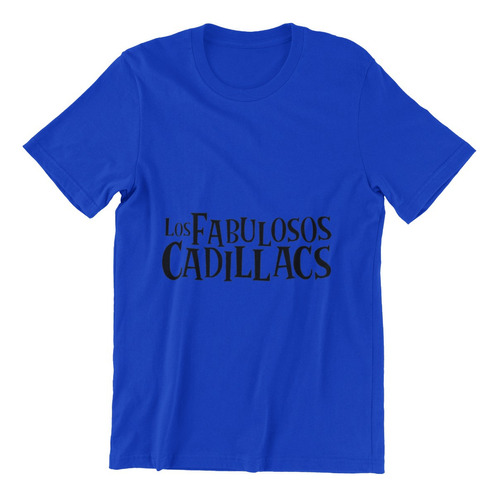 Polera Unisex Fabulosos Cadillacs Logo Estampado Algodon