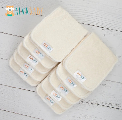 Absorbentes De Bambú Para Pañal De Tela. 4 Capas.