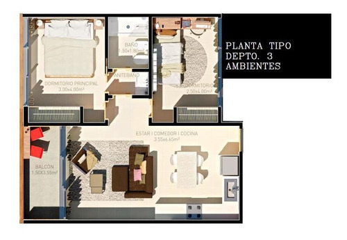 Venta Departamento 3 Ambientes En Pozo Berazategui Centro 1° Piso