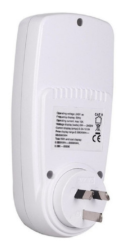 Imagen 2 de 8 de Medidor Consumo Electrico Stand By Tension Enchufable 10a
