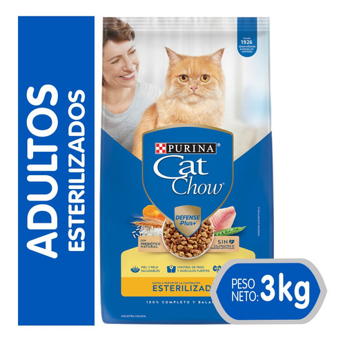 Alimento Para Gato Cat Chow® Esterilizados® 3kg