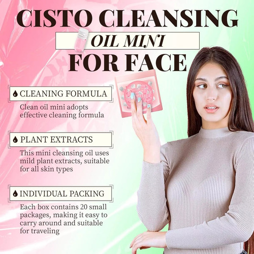 Aceite Limpiador Cistos Mini, 20 Unidades De Aceite Desmaqui