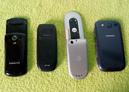 Lote 4 Celulares Com Defeito