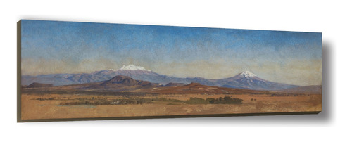 Cuadro Canvas Bastidor José María Velasco Valle México 27x81