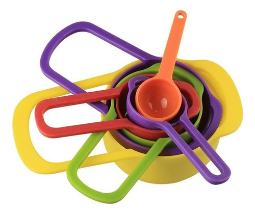Set Cuchara Medidora Gramos Cuchara Y Taza Medidora 6 Pza