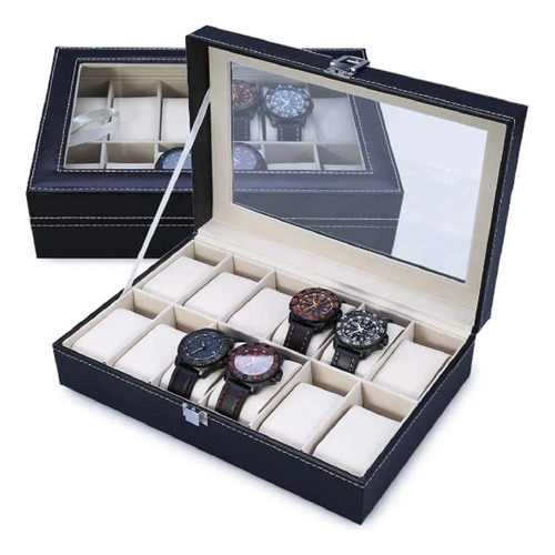 Caja Porta Joyas Relojes | Organizador Maleta