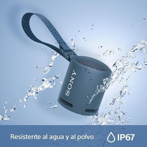 Bocina Inalámbrica Portátil Extra Bass Srs-xb13 Color Azul claro
