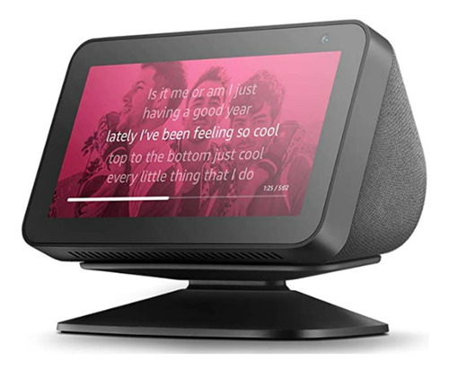 Imagen 3 de 4 de Amazon Echo Show 5 1st Gen con asistente virtual Alexa, pantalla integrada de 5.5" charcoal 110V/240V