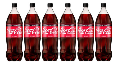 Gaseosa Coca Cola Sin Azucar 2,25 Lts X6 Botellas Oferta