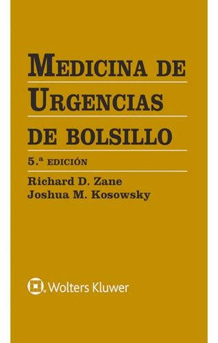 Libro Medicina De Urgencias De Bolsillo 5ed