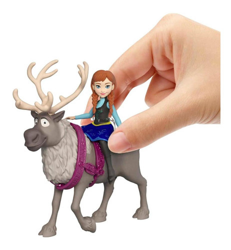 Disney Frozen Muñeca Anna Y Figura De Sven Hlx03