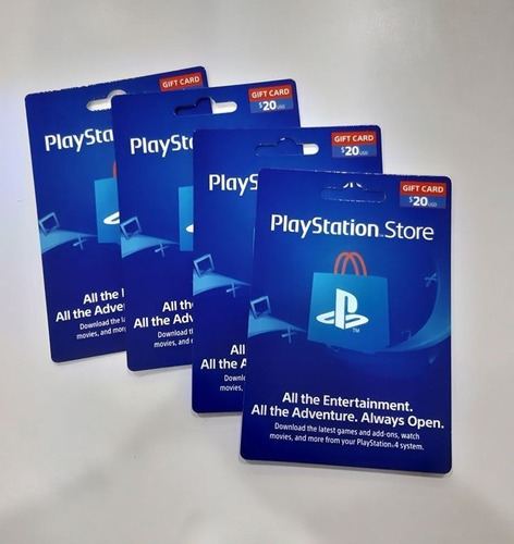 Tarjeta Playstation Store $20 Región Usa Ps3 Ps4 Psn