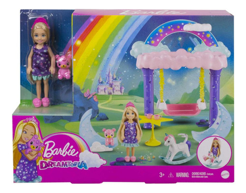 Barbie Dreamtopia Chelsea Casa De Arbol En Las Nubes Gtf50