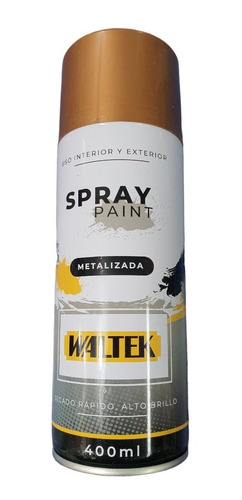 Pintura Spray Cobre Metalico Waltek 400 Ml
