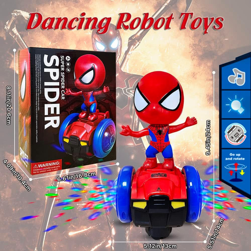 Juguetes De Robot De Baile Económico, Automóvil Musical Inte