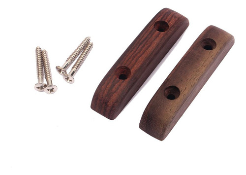 Rosewood Thumb Rest Tug Bar Finger Pull Para Accesorios De